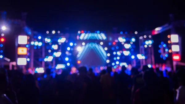 Bokeh från konsert bakgrund — Stockfoto