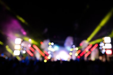 bokeh konser arka plan