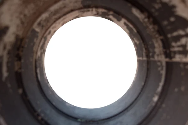 Stalowy tunel — Zdjęcie stockowe