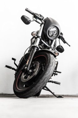 Siyah harley motosiklet