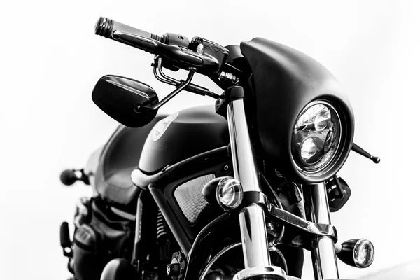 Siyah harley motosiklet