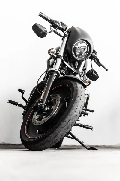 Schwarzes Harley Motorrad — Stockfoto