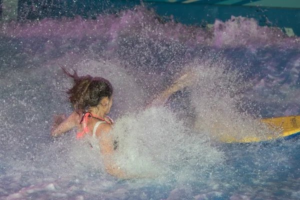 Menina e água esporte — Fotografia de Stock