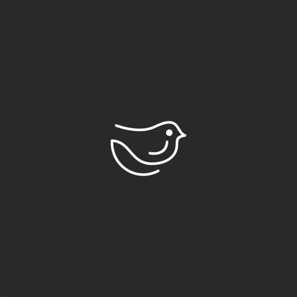 Птах Абстрактний Логотип Тварин Векторне Звантаження — стоковий вектор