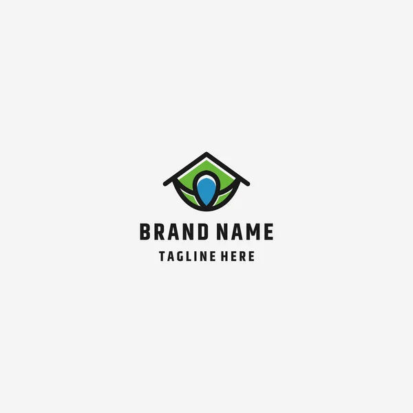 Home People Abstract Logo Vector Design Template Descargar — Vector de stock