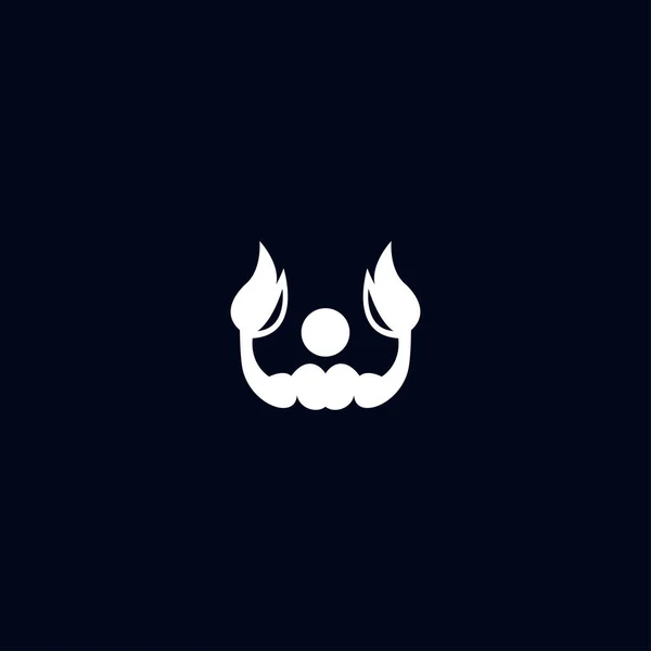 フィットネスベクトルデザインテンプレートのロゴ — ストックベクタ