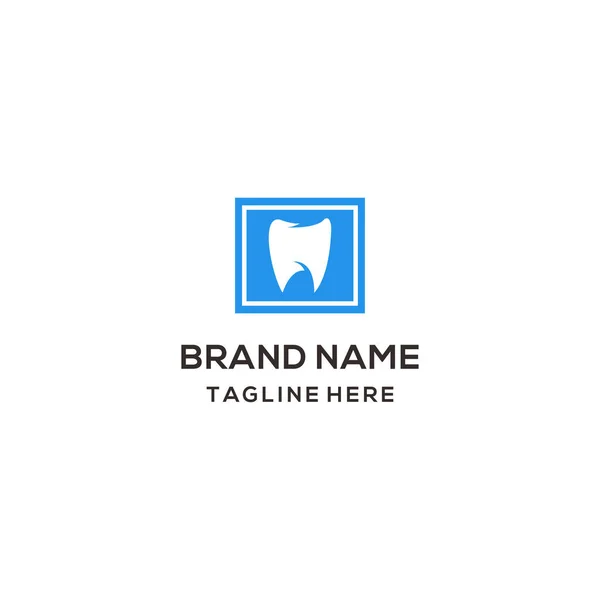 Health Dent Logo Tasarım Vektör Şablonu Doğrusal Biçimi Diş Kliniği — Stok Vektör