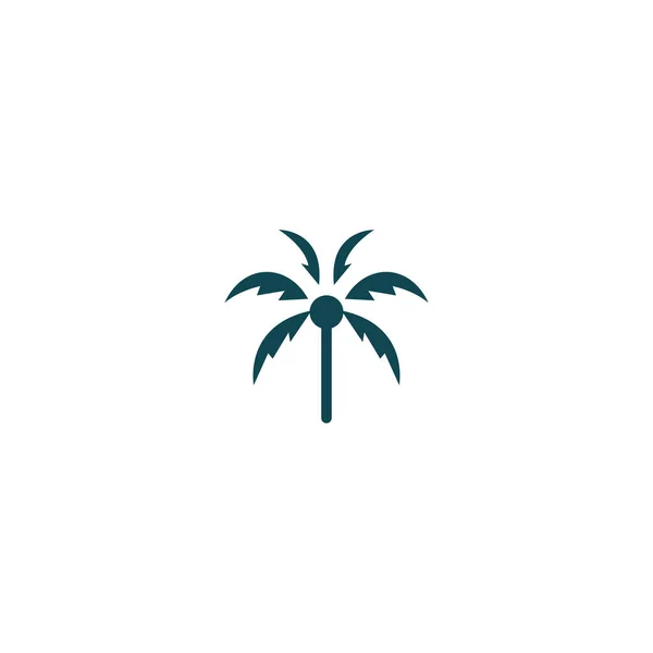 Palm Logo Design Vektor Vorlage Herunterladen — Stockvektor