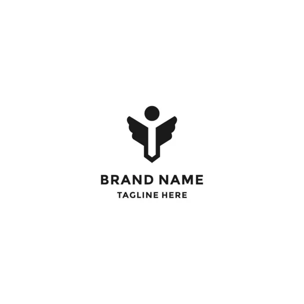 People Logo Vector Design Template — Stock Vector