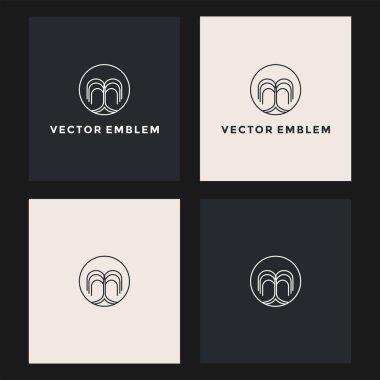 ağaç soyut logo vektör tasarım şablonu