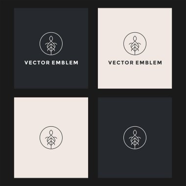 Kaplumbağa soyut logo vektör tasarım şablonu