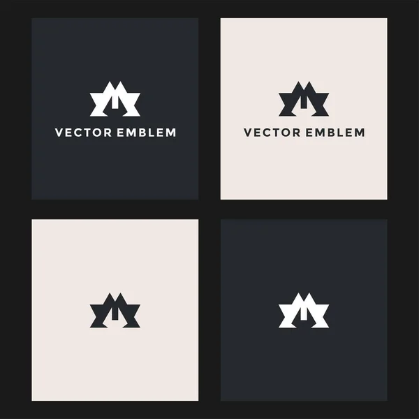 Buchstabe Abstrakt Logo Vektor Design Vorlage — Stockvektor