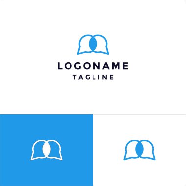 Messengger logo vektör çizimi