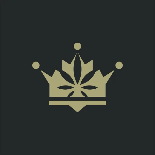 Abstract Flower Logo Icon Design Elegant Crown Lotus Symbol Vector — Stock Vector