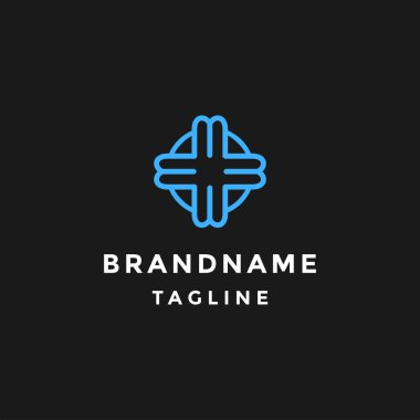 MB Harf Logo Tasarım Şablonu Vektörü