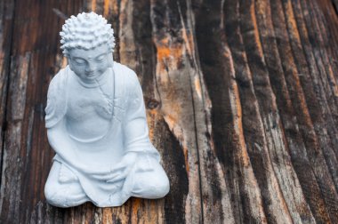 Buda resim Budizm din muska kullanılan Buda heykeli. Metin için boş alan ile Üstten Görünüm