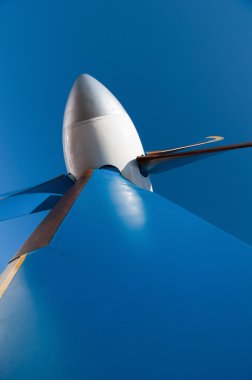 Airplane turbine blades close-up abstract texture clipart
