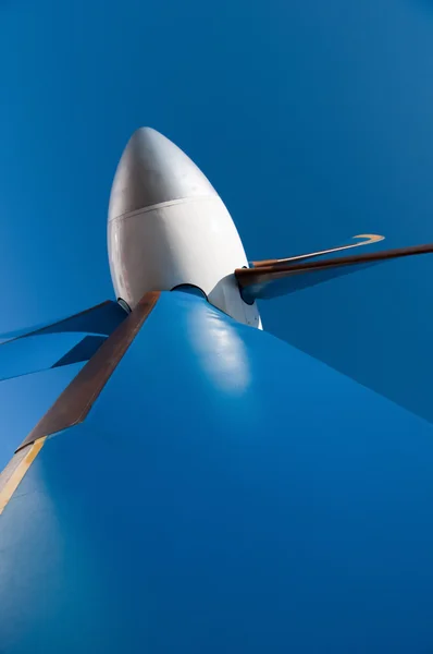 Hojas de turbina de avión textura abstracta de primer plano — Foto de Stock