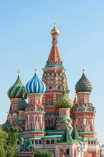 Basilikum-Kathedrale, Roter Platz, Moskau — Stockfoto