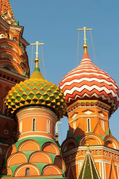 Catedral de São Basílio na Praça Vermelha em Moscou — Fotografia de Stock