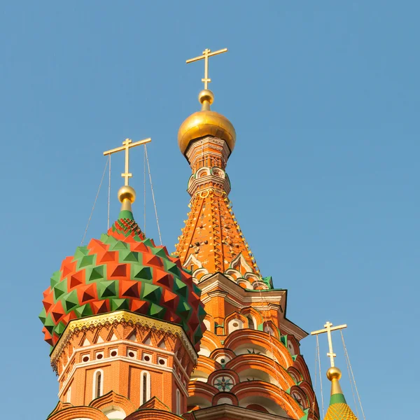 Vista da Praça Vermelha com ascendência Vasilevsky em Moscou, Rússia — Fotografia de Stock