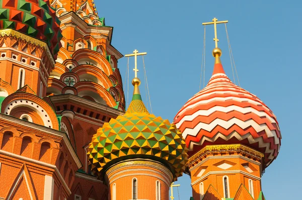 Vista da Praça Vermelha com ascendência Vasilevsky em Moscou, Rússia — Fotografia de Stock