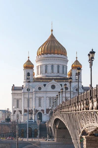 Храм Христа Спасителя - сфотографирован в Москве, Россия — стоковое фото