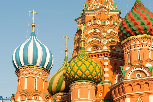 St Basils cathedral on Red Square in Moscow — Stock Photo, Image