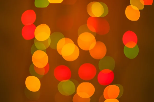 Abstract background. Red and orange blurred bokeh circles — Stock Photo, Image
