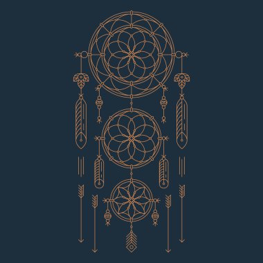 Otantik Hint rüya yakalayıcı.