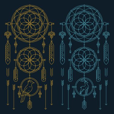 Otantik Hint rüya yakalayıcı.