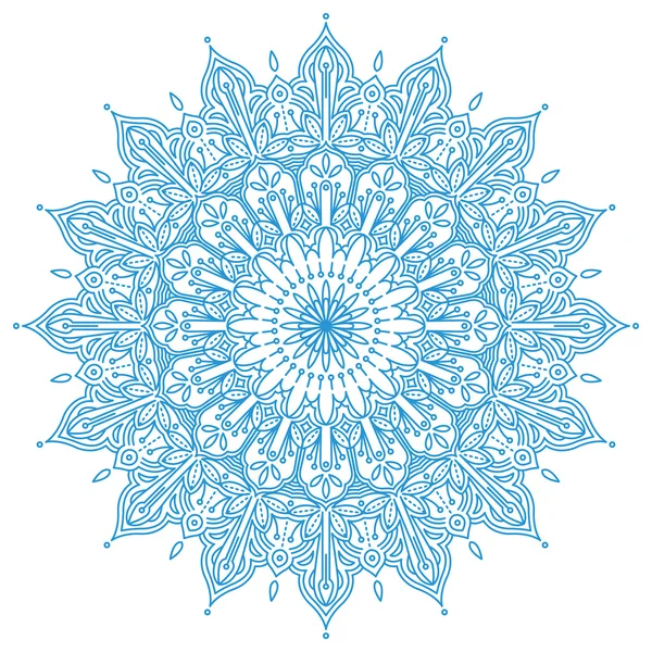 Güzel mavi mandala.