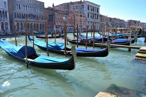 Venedig Veneza Vista Para Cidade Durante Dia Ensolarado Magnífica Cidade — Fotografia de Stock