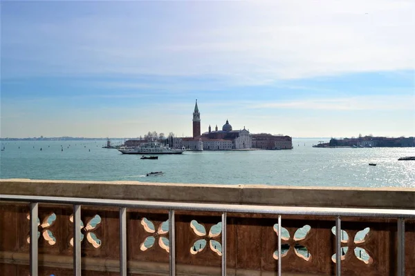 조르조 마조레 San Giorgio Maggiore 이탈리아 베니스 베네치아의 조르조 Venedig — 스톡 사진