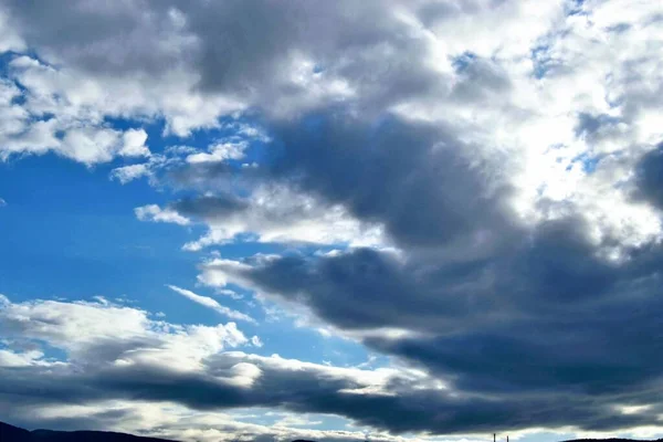Bursa Turquia Vista Durante Dia Muito Nublado Nuvens Tamanho Muito — Fotografia de Stock