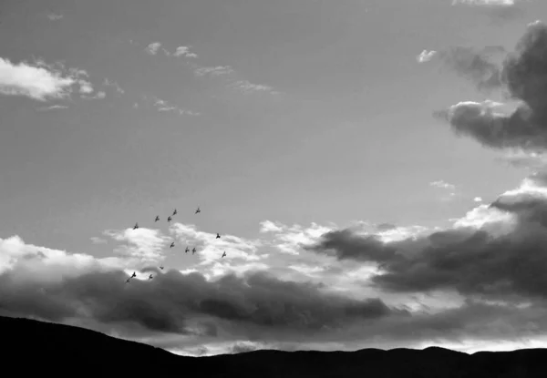 Bursa Ulu Mountain Sky Overcast Weather Huge Clouds Stay Very — Stock Photo, Image