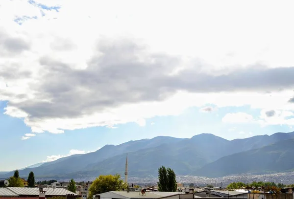 Ulu Berg Uludag Bursa Blick Während Des Sehr Bewölkten Tages — Stockfoto