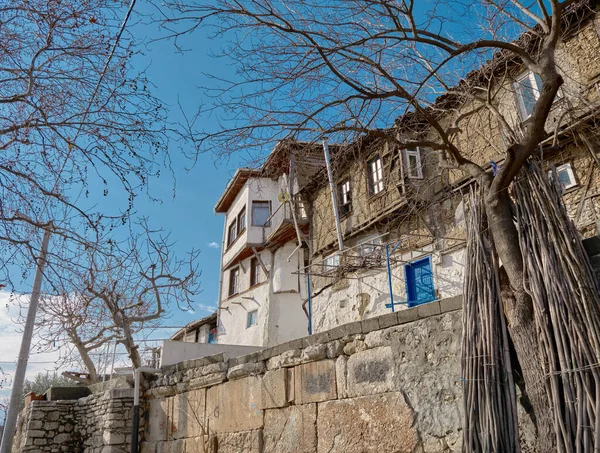 Casco Antiguo Golyazi Bursa Turquía Antigua Magnífica Casa Frente Lago — Foto de Stock