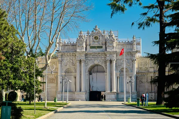 2021 Turquie Istanbul Palais Dolmabahce Établi Par Empire Ottoman Magnifique — Photo
