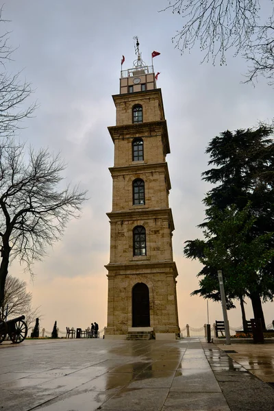 Округ Бурса Тофан Старою Сторожовою Вежею Встановленою Отоманською Імперією Старі — стокове фото