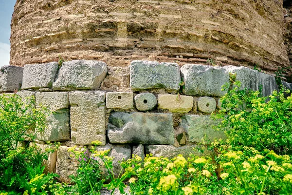 Vieille Ancienne Muraille Ville Nicée Iznik Bursa Avec Des Tombes — Photo