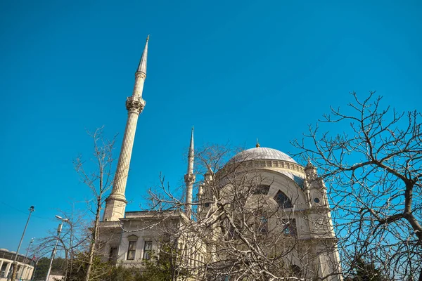 Barock Och Gamla Antika Ottomanska Arkitektoniska Moskén Dolmabahce Nära Istanbul — Stockfoto