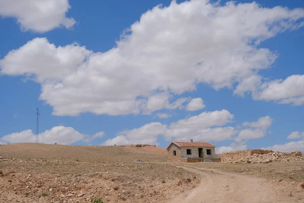 Vie Typique Village Dans Centre Turquie Chemin Sale Maison Pierre — Photo