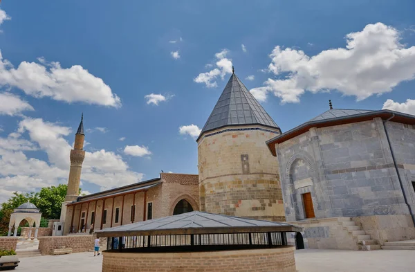 Mimo Mešitu Alaeddina Keykubada Cami Konye Turecko Fasáda Staré Starobylé — Stock fotografie