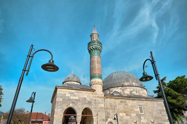 Green Mosque Yesil Camii Nicaea Iznik Sunny Day Center Street Imagen De Stock