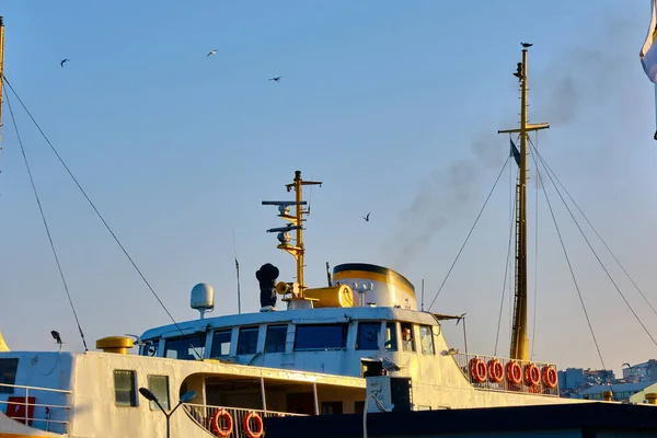 Istanbul Turecko 2021 Loď Veřejné Dopravy Bosphorus Sea Istanbul Loď — Stock fotografie