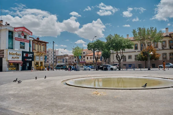 24.07.2021. Konya. Bursa. Küçük bir göl ve Konya Türkiye 'nin merkezi.