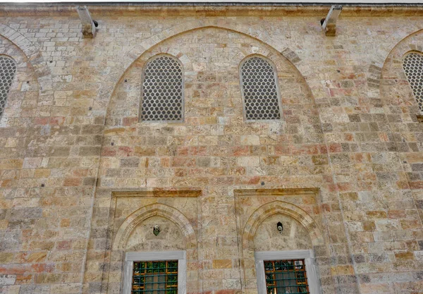 Mauer Der Alten Großen Moschee Ulu Camii Bursa Die Vom — Stockfoto