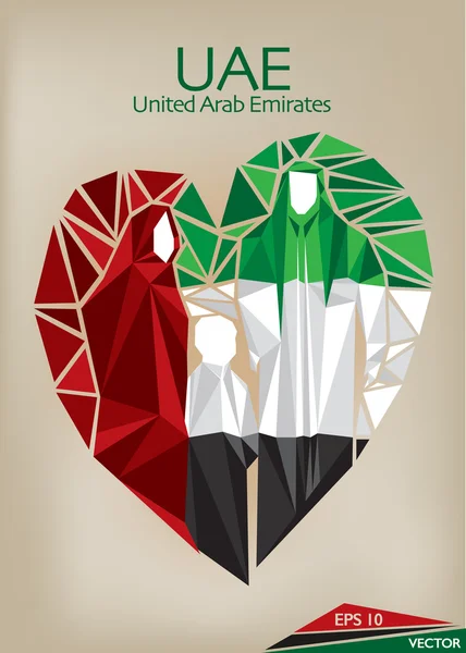 Arap ülkeleri - Birleşik Arap Emirlikleri - BAE bayrakları