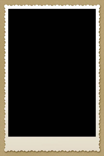 Vintage boş fotoğraf çerçevesi